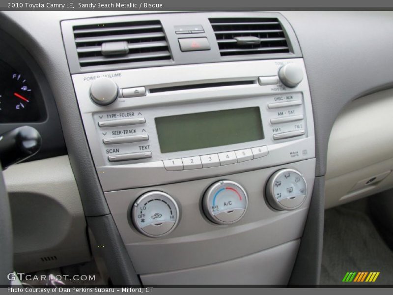 Sandy Beach Metallic / Bisque 2010 Toyota Camry LE