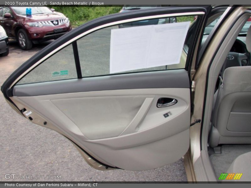 Sandy Beach Metallic / Bisque 2010 Toyota Camry LE
