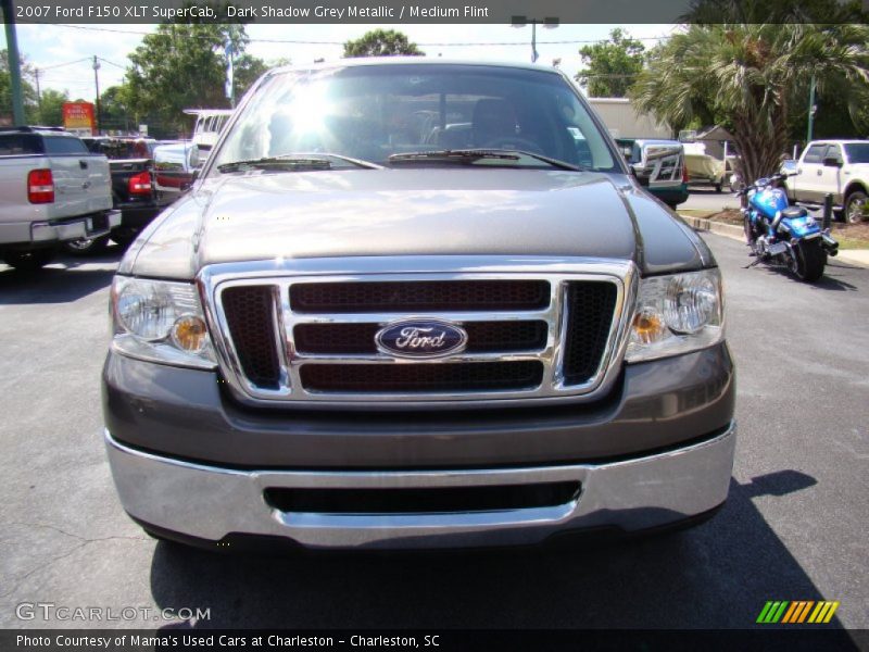 Dark Shadow Grey Metallic / Medium Flint 2007 Ford F150 XLT SuperCab