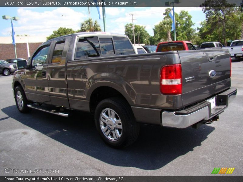 Dark Shadow Grey Metallic / Medium Flint 2007 Ford F150 XLT SuperCab