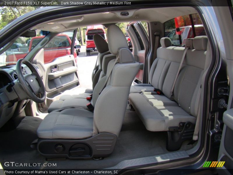 Dark Shadow Grey Metallic / Medium Flint 2007 Ford F150 XLT SuperCab