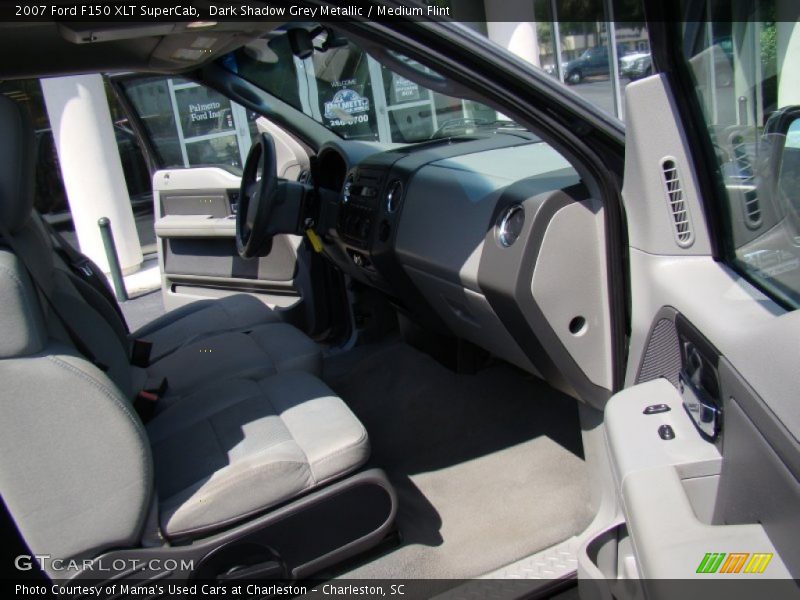 Dark Shadow Grey Metallic / Medium Flint 2007 Ford F150 XLT SuperCab