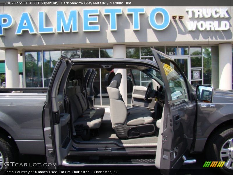Dark Shadow Grey Metallic / Medium Flint 2007 Ford F150 XLT SuperCab