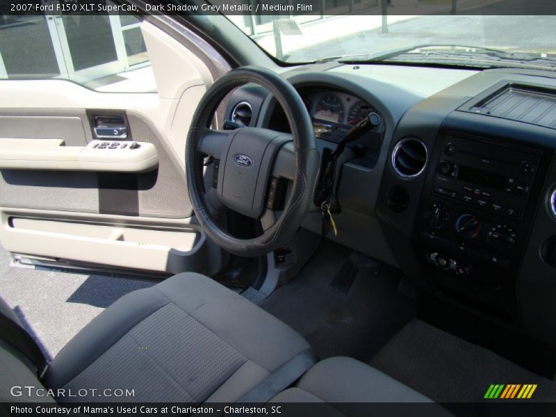 Dark Shadow Grey Metallic / Medium Flint 2007 Ford F150 XLT SuperCab