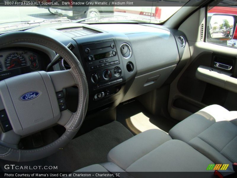 Dark Shadow Grey Metallic / Medium Flint 2007 Ford F150 XLT SuperCab