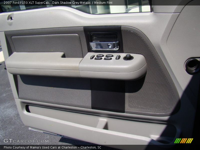 Dark Shadow Grey Metallic / Medium Flint 2007 Ford F150 XLT SuperCab