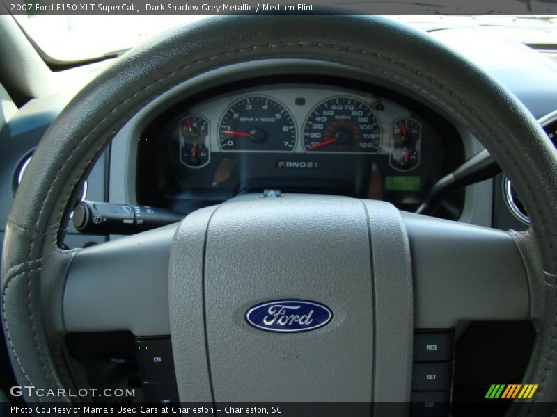 Dark Shadow Grey Metallic / Medium Flint 2007 Ford F150 XLT SuperCab
