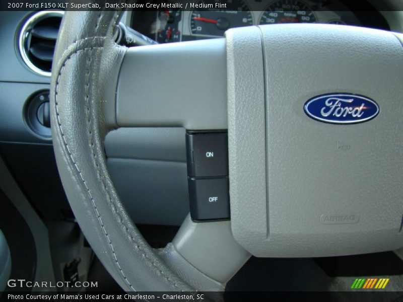 Dark Shadow Grey Metallic / Medium Flint 2007 Ford F150 XLT SuperCab