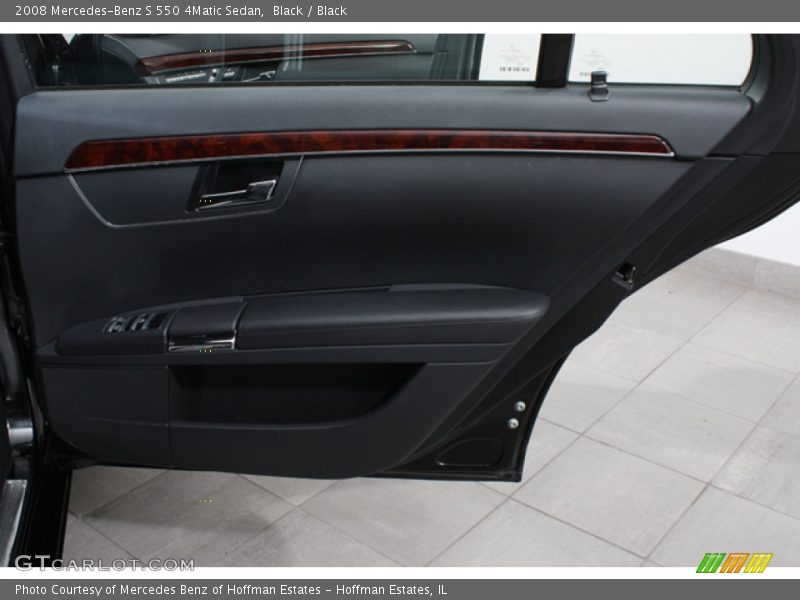 Black / Black 2008 Mercedes-Benz S 550 4Matic Sedan