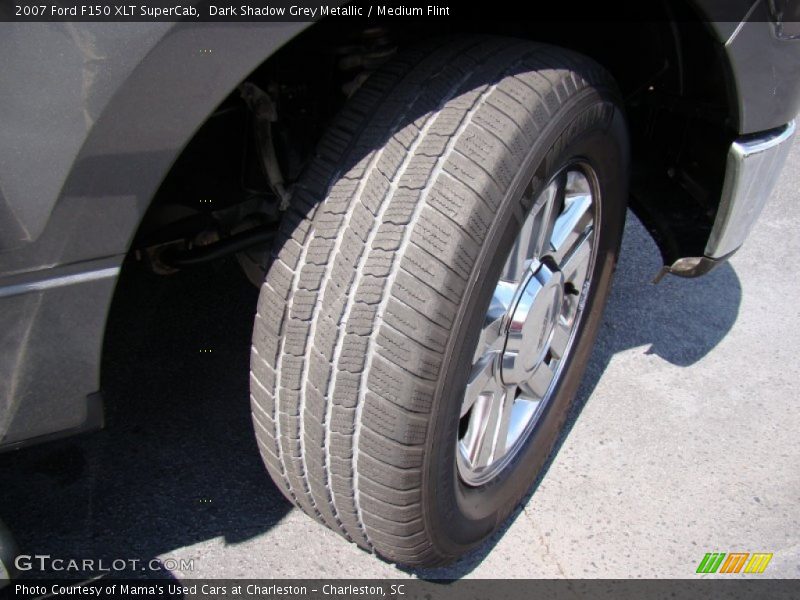Dark Shadow Grey Metallic / Medium Flint 2007 Ford F150 XLT SuperCab