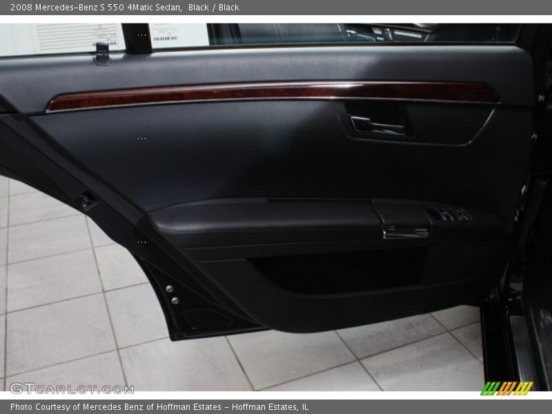 Black / Black 2008 Mercedes-Benz S 550 4Matic Sedan