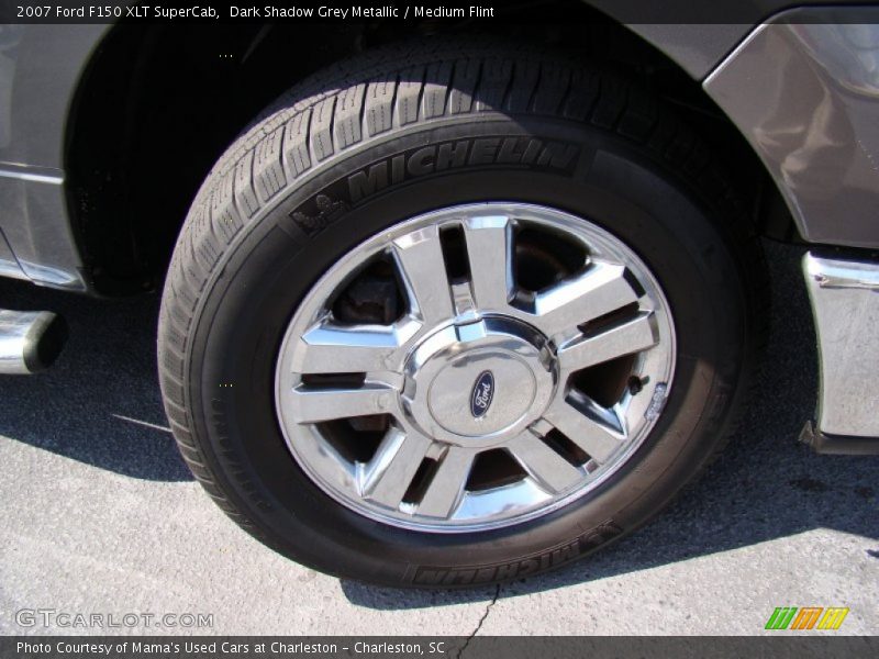 Dark Shadow Grey Metallic / Medium Flint 2007 Ford F150 XLT SuperCab