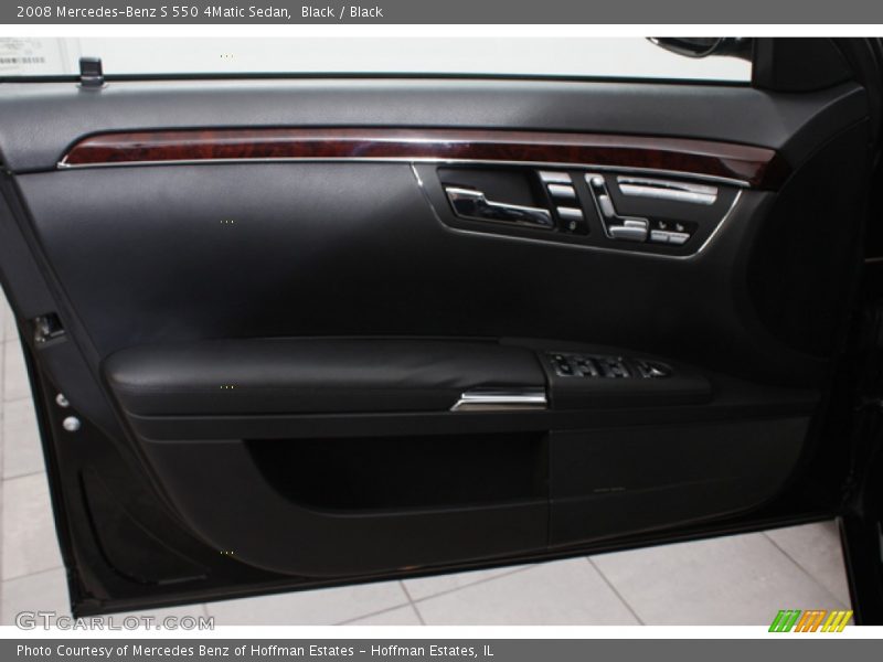 Black / Black 2008 Mercedes-Benz S 550 4Matic Sedan