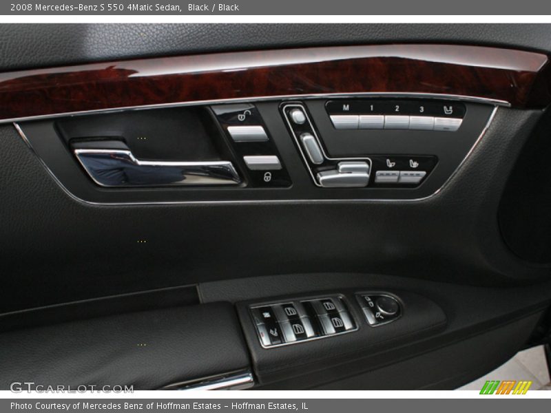 Black / Black 2008 Mercedes-Benz S 550 4Matic Sedan