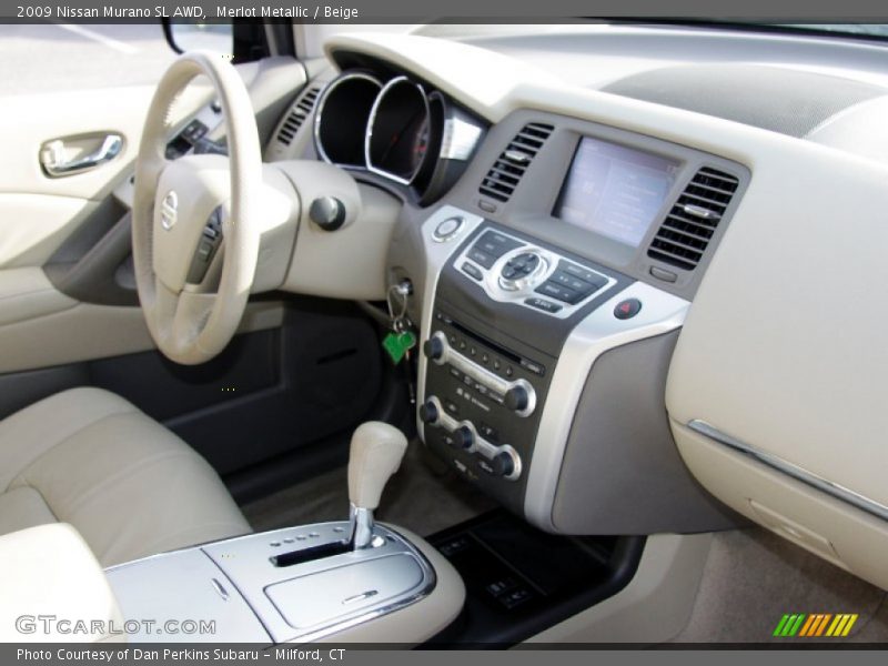 Merlot Metallic / Beige 2009 Nissan Murano SL AWD