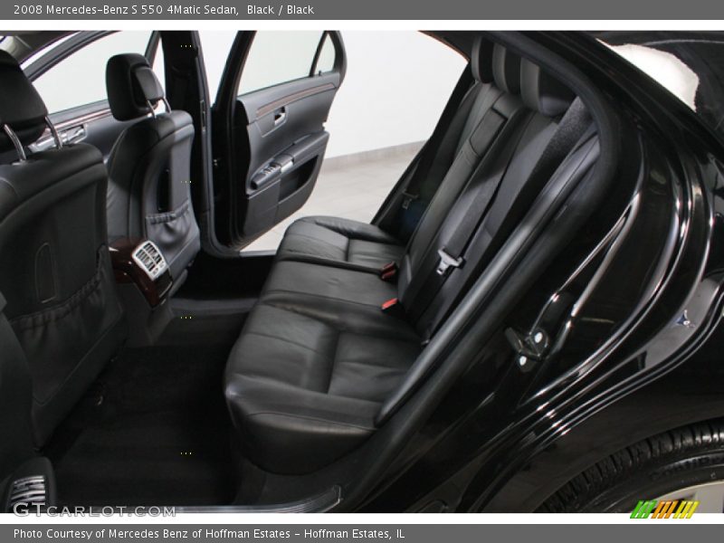 Black / Black 2008 Mercedes-Benz S 550 4Matic Sedan