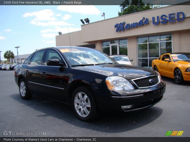 Black / Pebble Beige 2006 Ford Five Hundred SEL AWD