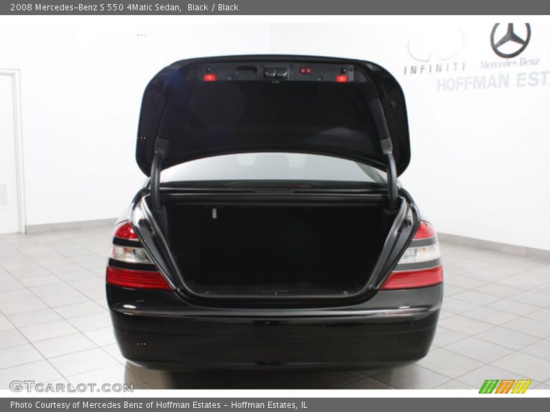 Black / Black 2008 Mercedes-Benz S 550 4Matic Sedan