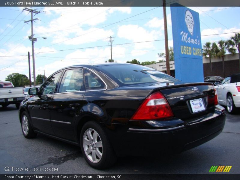 Black / Pebble Beige 2006 Ford Five Hundred SEL AWD