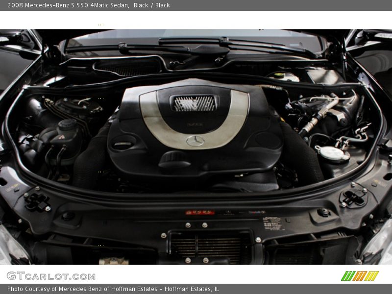 Black / Black 2008 Mercedes-Benz S 550 4Matic Sedan