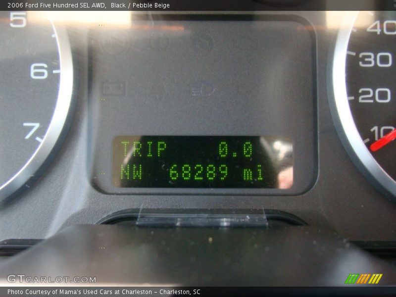 Black / Pebble Beige 2006 Ford Five Hundred SEL AWD