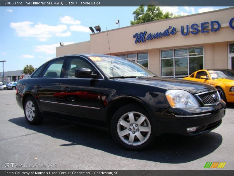 Black / Pebble Beige 2006 Ford Five Hundred SEL AWD