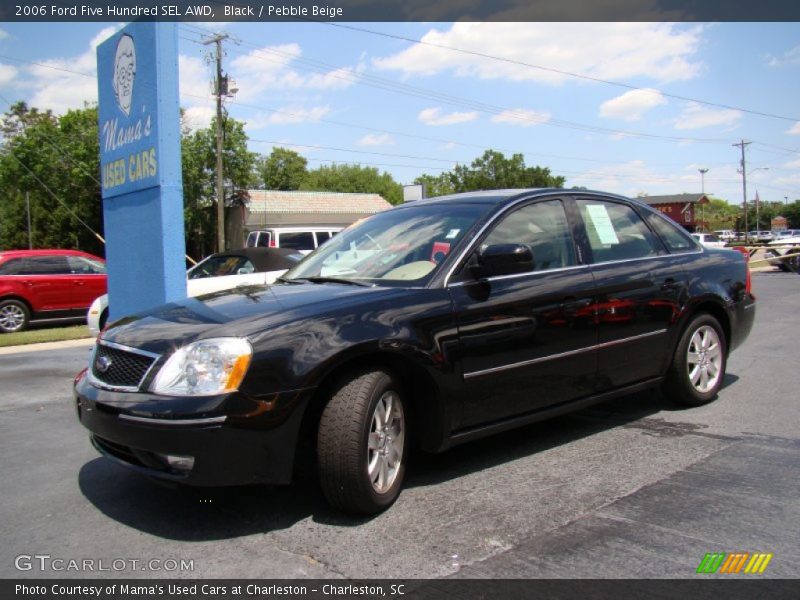 Black / Pebble Beige 2006 Ford Five Hundred SEL AWD
