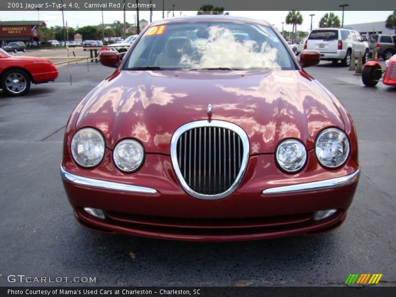 Carnival Red / Cashmere 2001 Jaguar S-Type 4.0