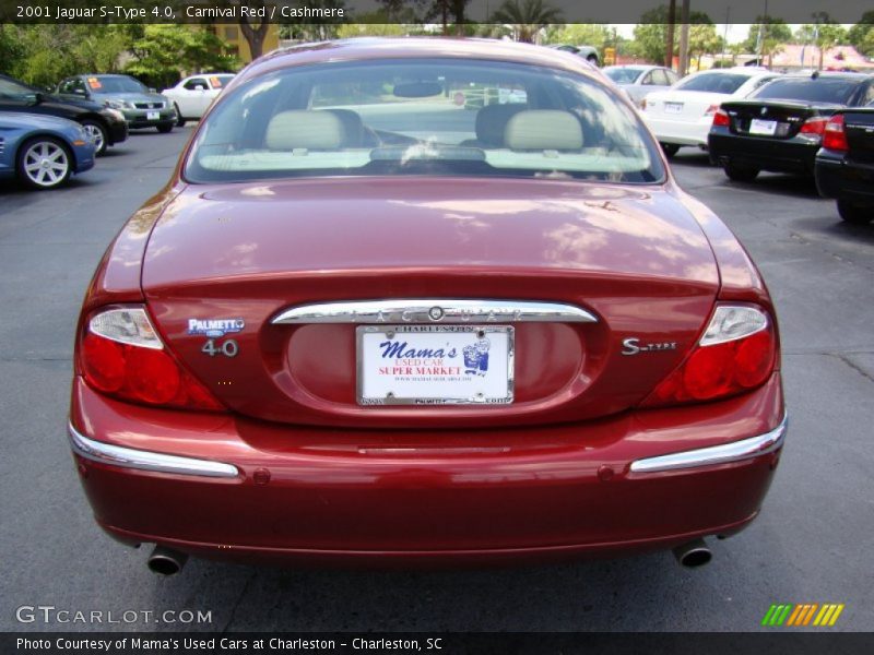Carnival Red / Cashmere 2001 Jaguar S-Type 4.0