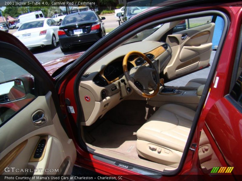 Carnival Red / Cashmere 2001 Jaguar S-Type 4.0