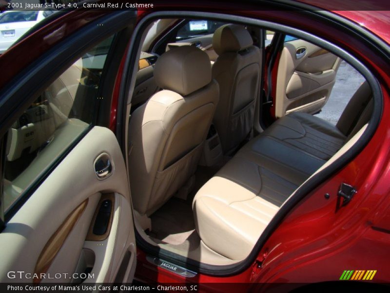 Carnival Red / Cashmere 2001 Jaguar S-Type 4.0