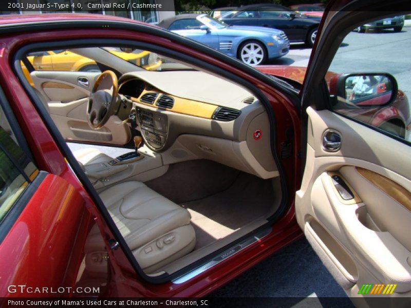 Carnival Red / Cashmere 2001 Jaguar S-Type 4.0
