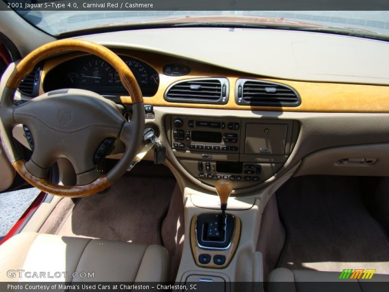 Carnival Red / Cashmere 2001 Jaguar S-Type 4.0