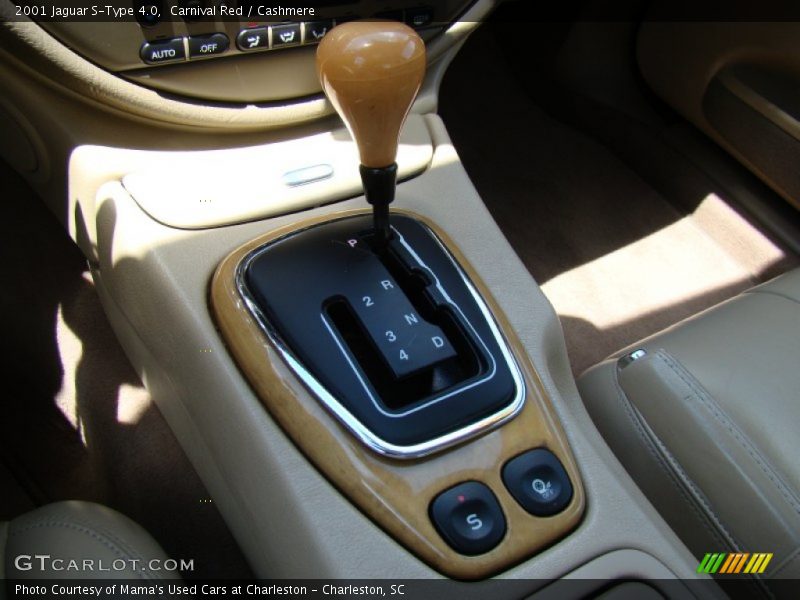  2001 S-Type 4.0 5 Speed Automatic Shifter