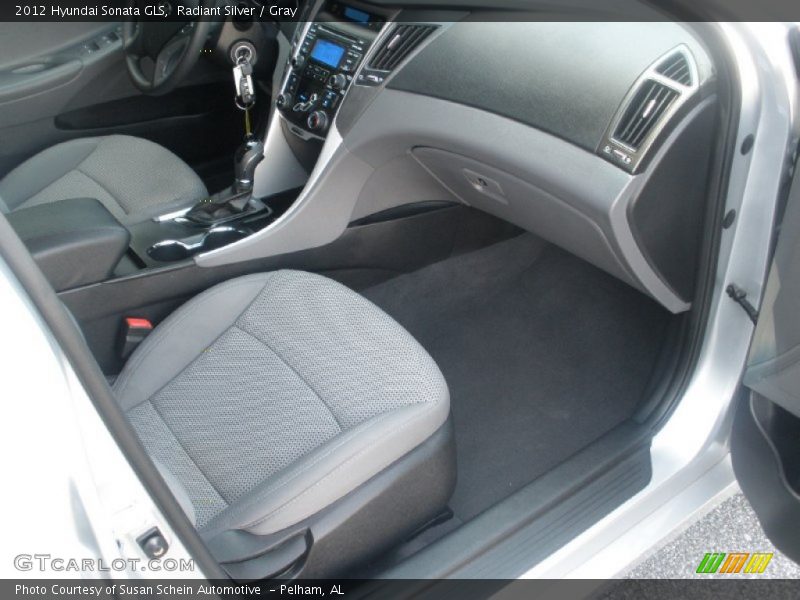 Radiant Silver / Gray 2012 Hyundai Sonata GLS