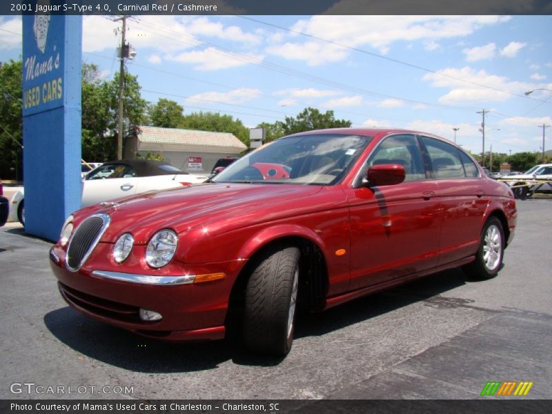 Carnival Red / Cashmere 2001 Jaguar S-Type 4.0