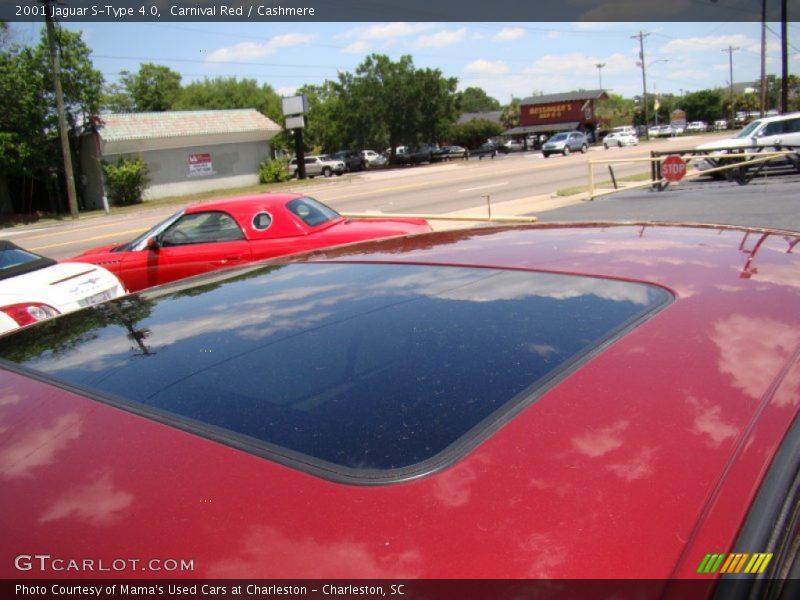 Carnival Red / Cashmere 2001 Jaguar S-Type 4.0