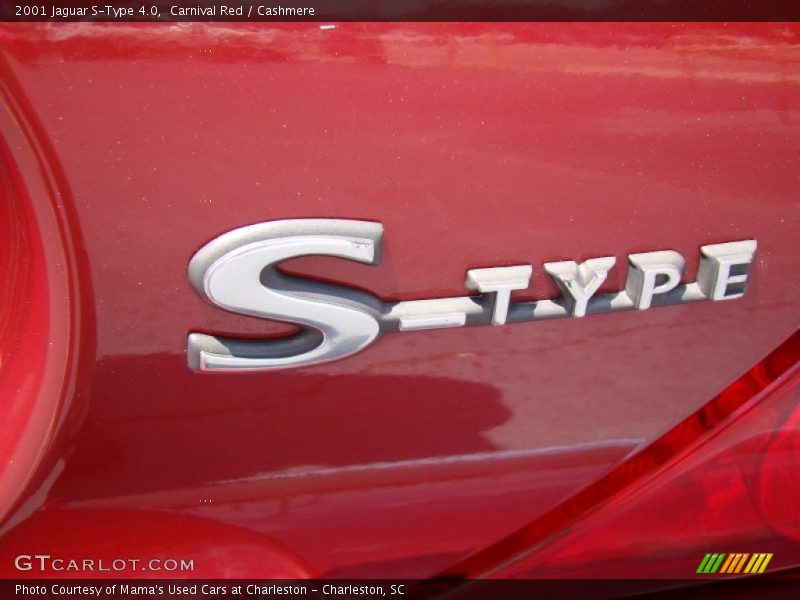  2001 S-Type 4.0 Logo