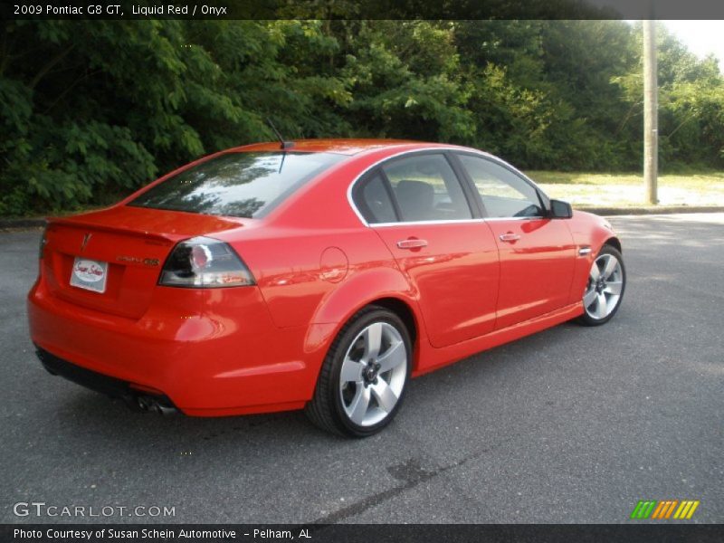 Liquid Red / Onyx 2009 Pontiac G8 GT