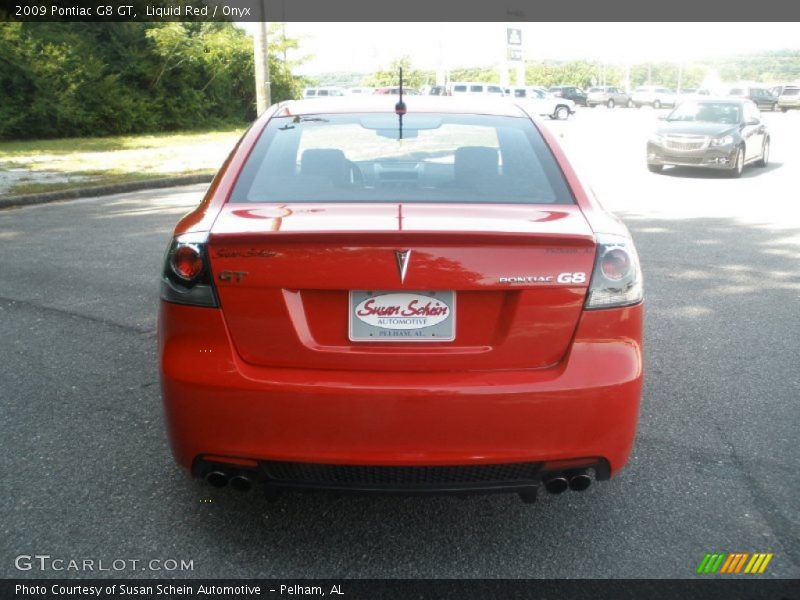 Liquid Red / Onyx 2009 Pontiac G8 GT