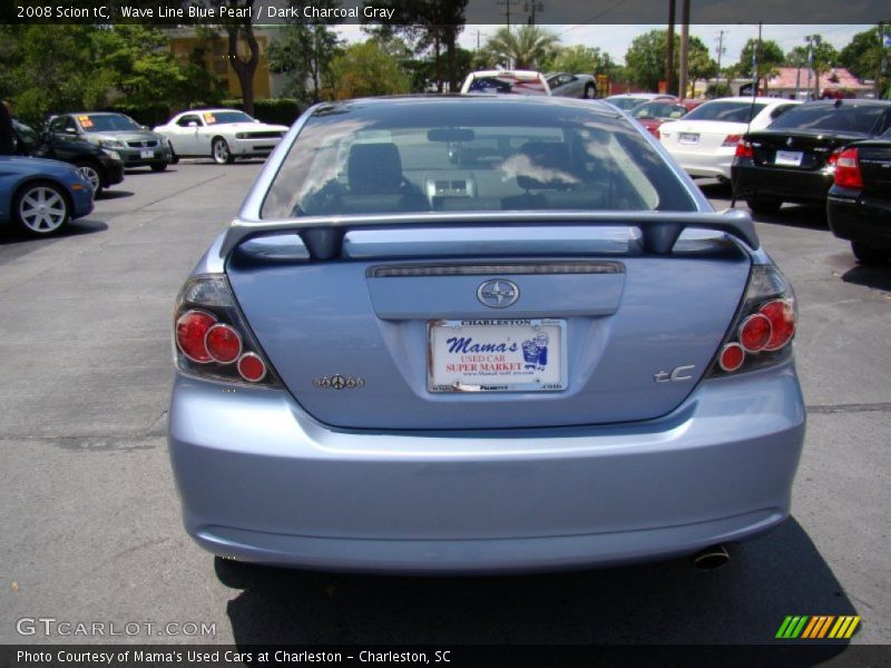 Wave Line Blue Pearl / Dark Charcoal Gray 2008 Scion tC