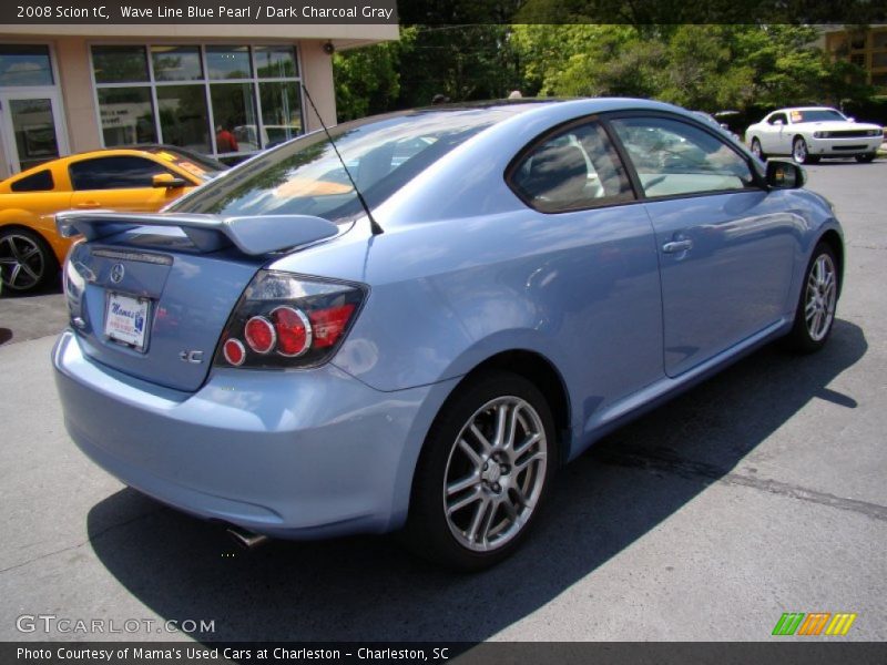 Wave Line Blue Pearl / Dark Charcoal Gray 2008 Scion tC