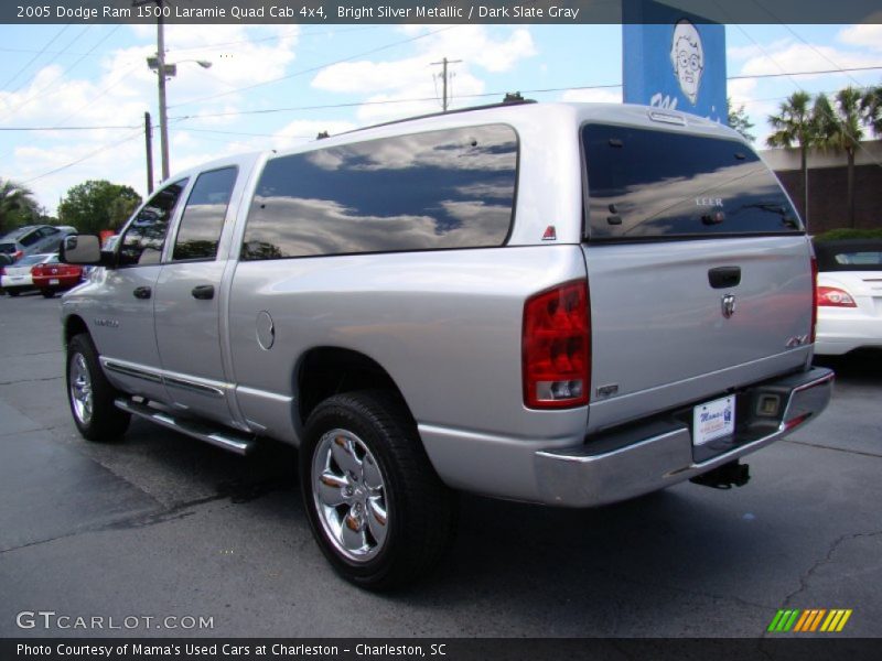 Bright Silver Metallic / Dark Slate Gray 2005 Dodge Ram 1500 Laramie Quad Cab 4x4
