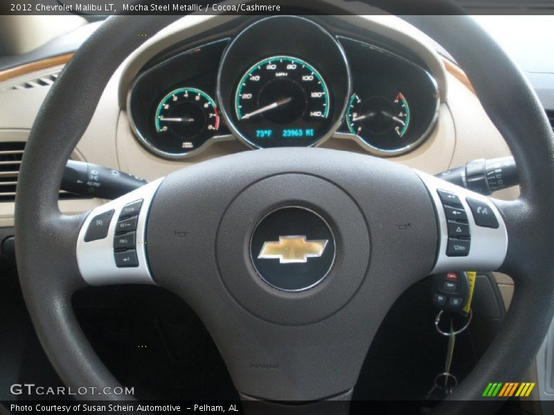 Mocha Steel Metallic / Cocoa/Cashmere 2012 Chevrolet Malibu LT