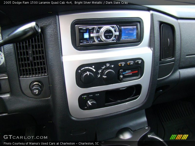Bright Silver Metallic / Dark Slate Gray 2005 Dodge Ram 1500 Laramie Quad Cab 4x4