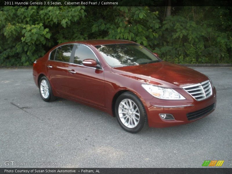 Cabernet Red Pearl / Cashmere 2011 Hyundai Genesis 3.8 Sedan