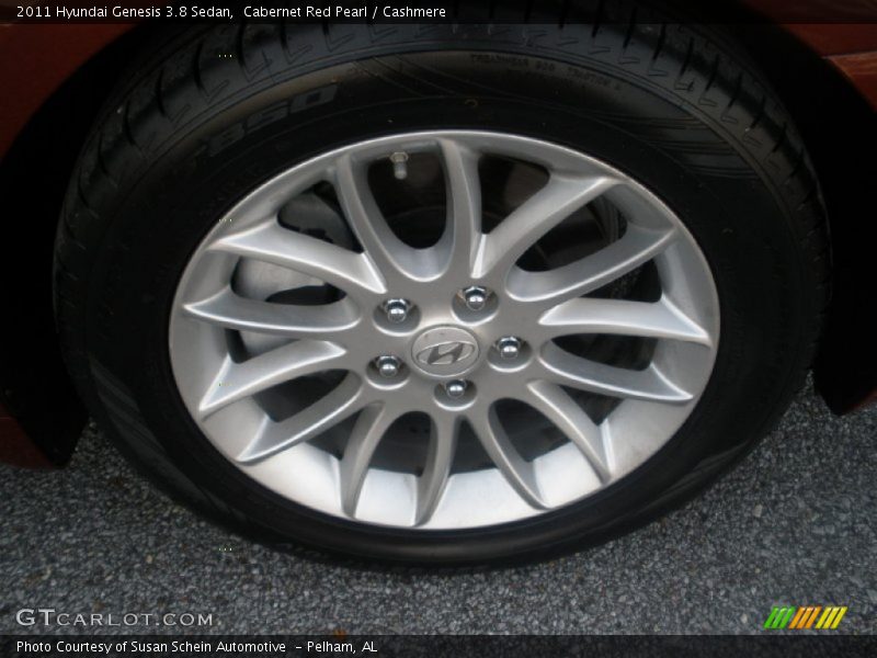 Cabernet Red Pearl / Cashmere 2011 Hyundai Genesis 3.8 Sedan