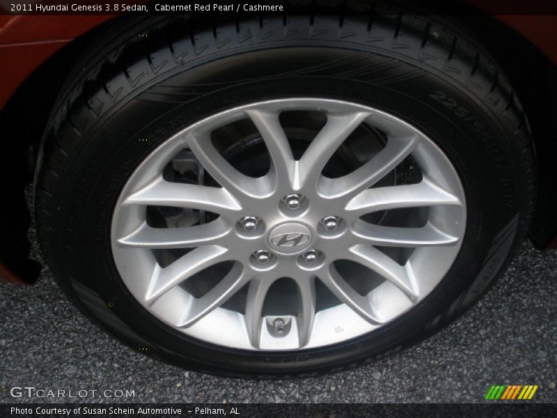 Cabernet Red Pearl / Cashmere 2011 Hyundai Genesis 3.8 Sedan