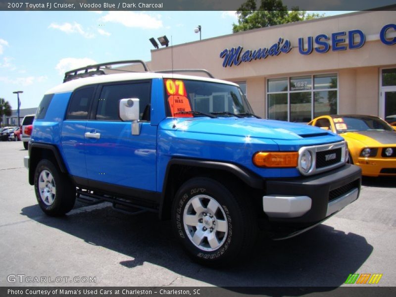 Voodoo Blue / Dark Charcoal 2007 Toyota FJ Cruiser