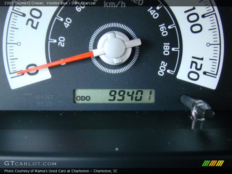 Voodoo Blue / Dark Charcoal 2007 Toyota FJ Cruiser